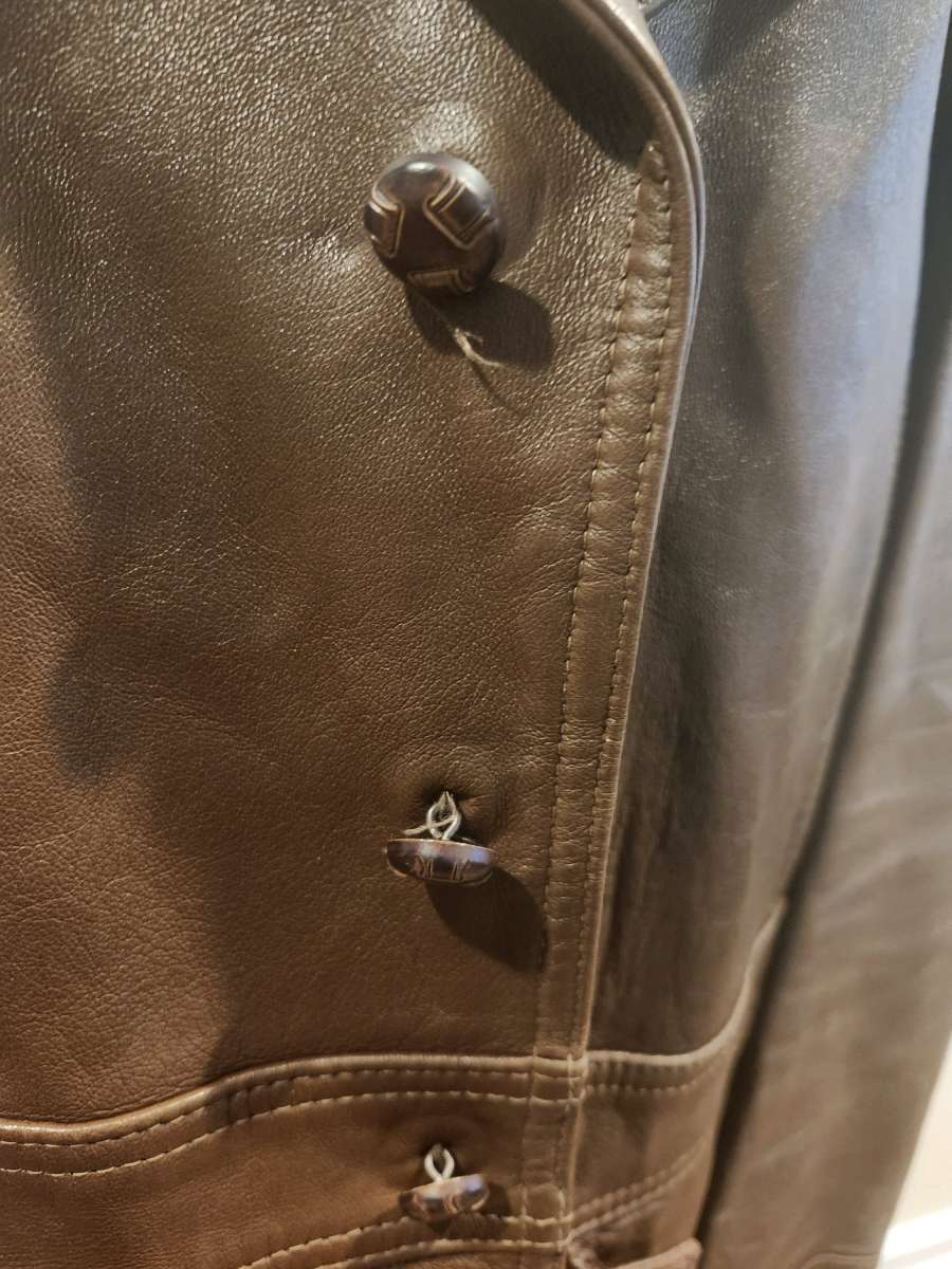 vintage leather jacket