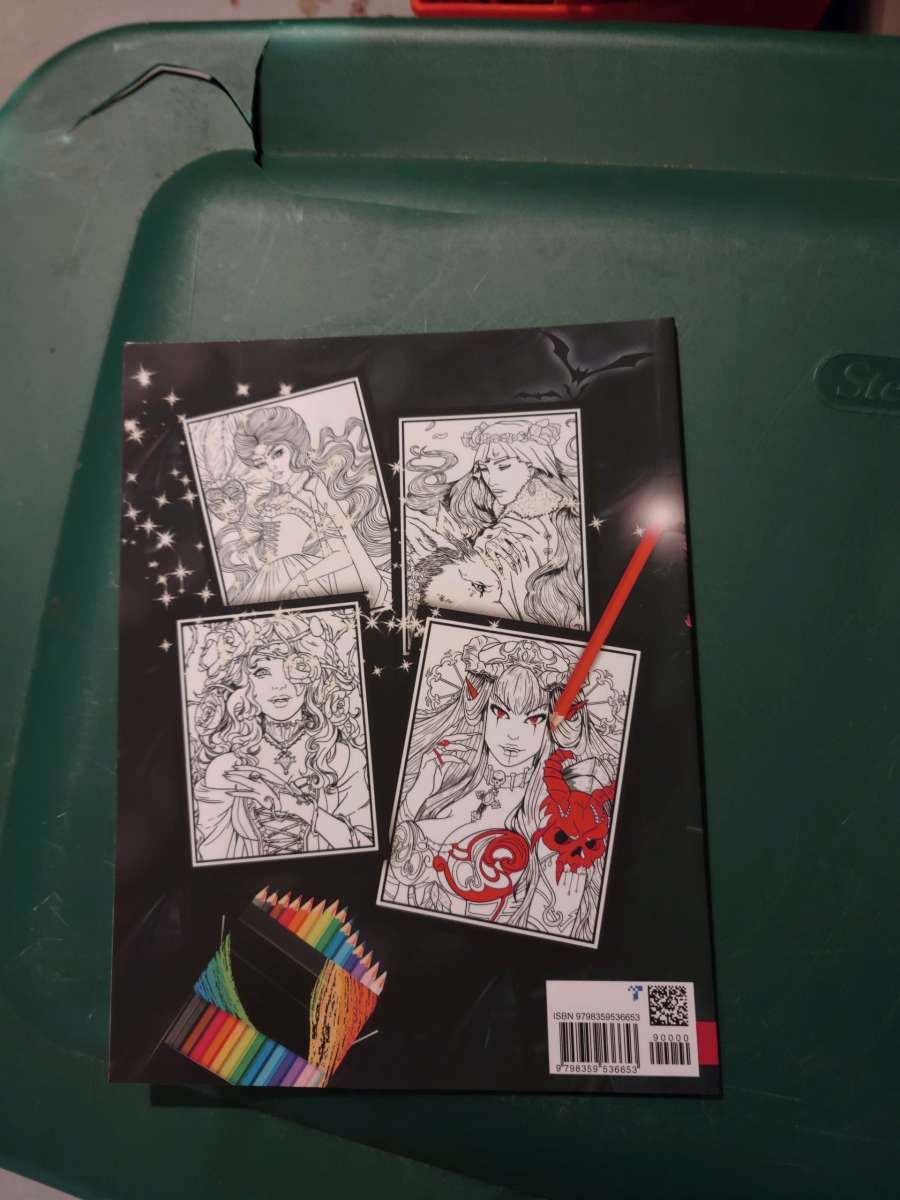 Vampires love at first bite coloring books