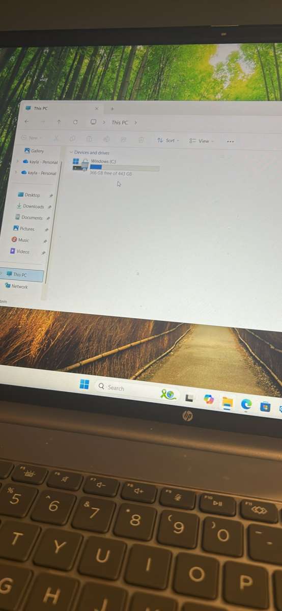 A gaming laptop