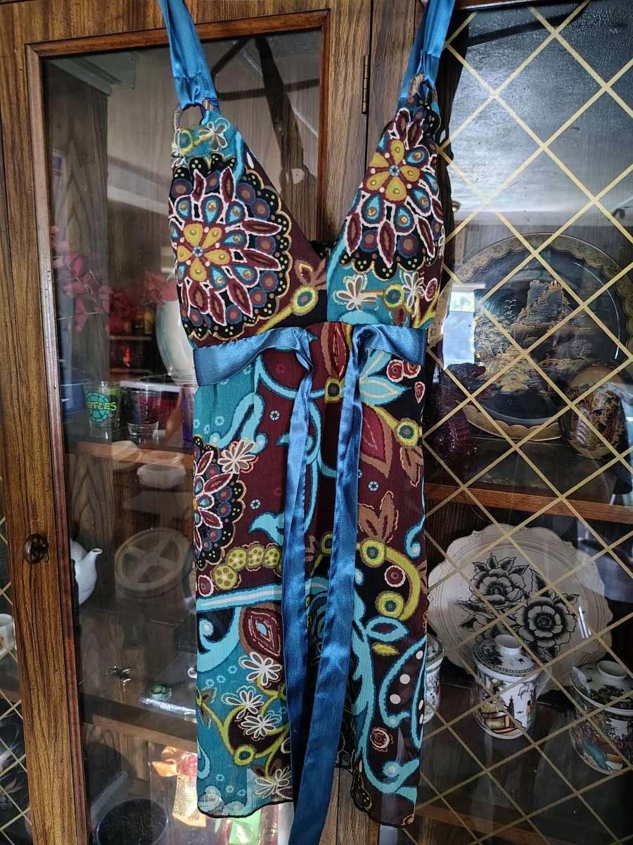 thin strap dress top