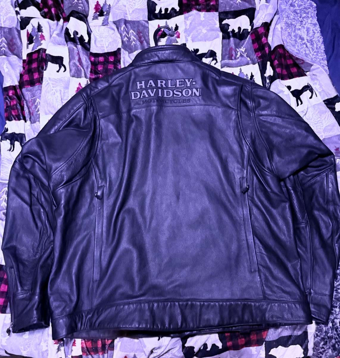 Harley Davidson leather riding jacket