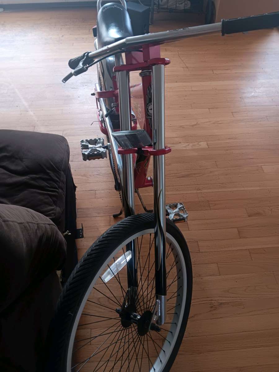 vendo una bicicleta  buenas i clsica color rojo llanta de mo