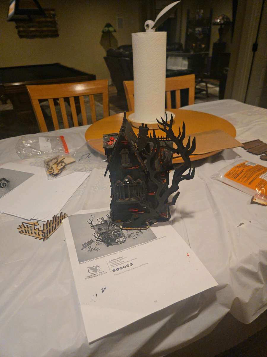 homemade hunted house