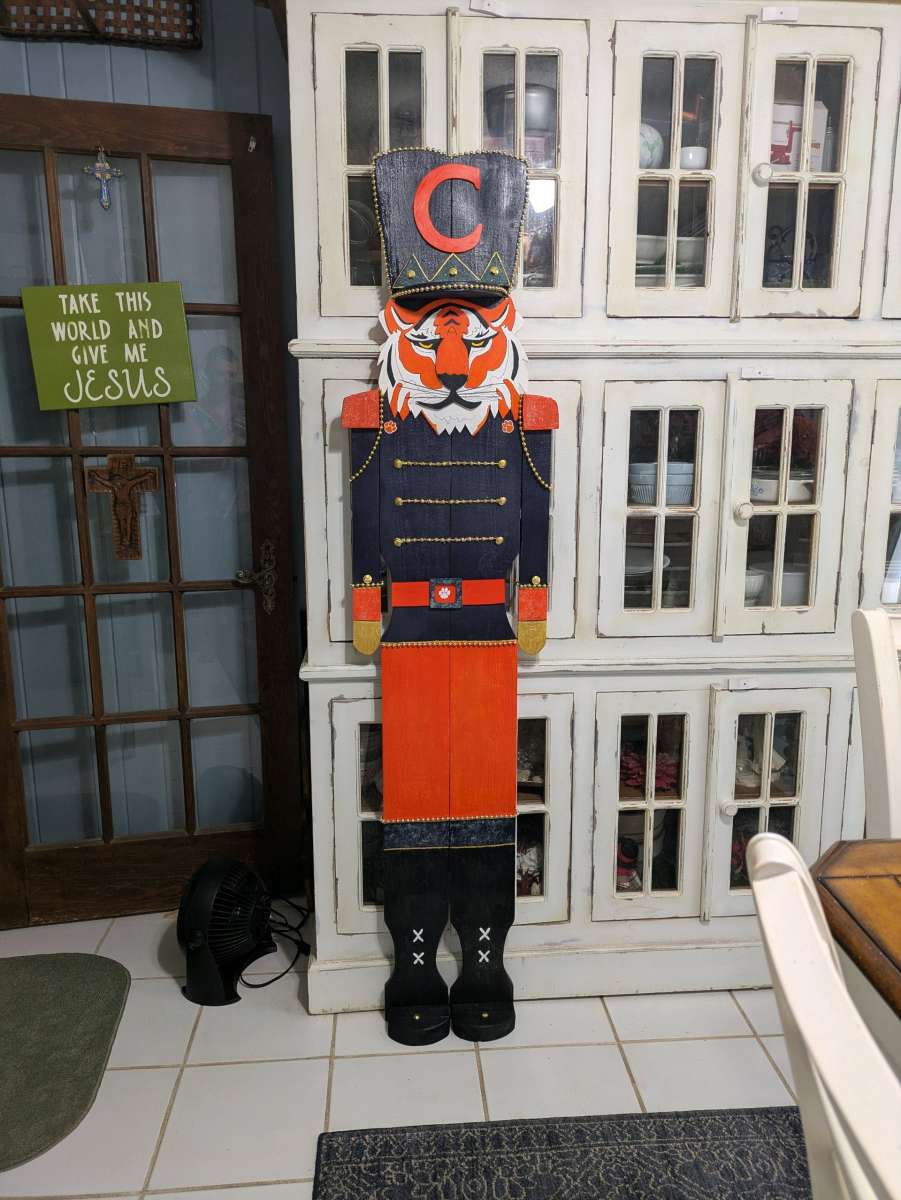 handmade football team nutcrackers