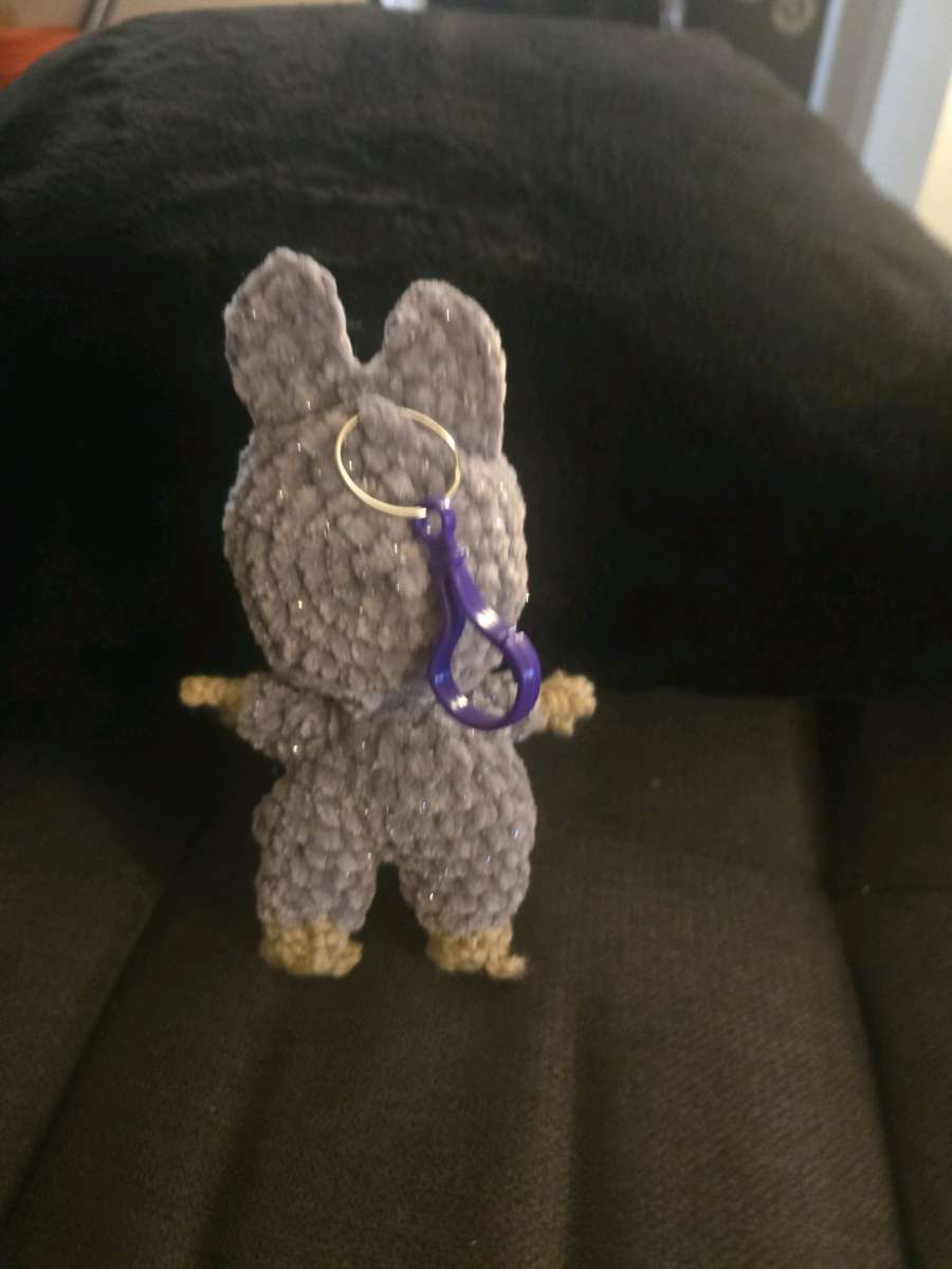 Crochet Mystery Stuffed Labubu Keychain