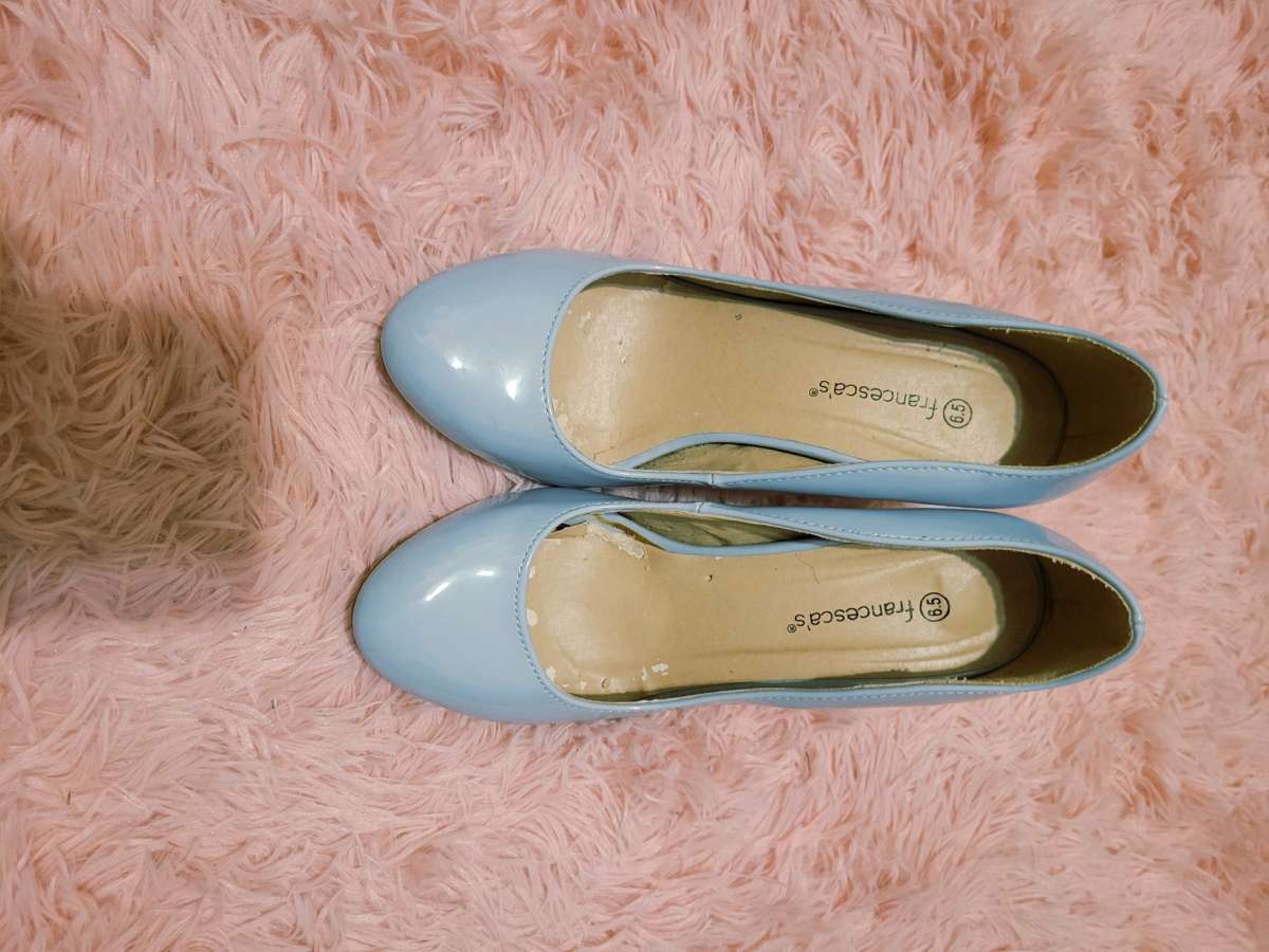 Francescas baby blue heels
