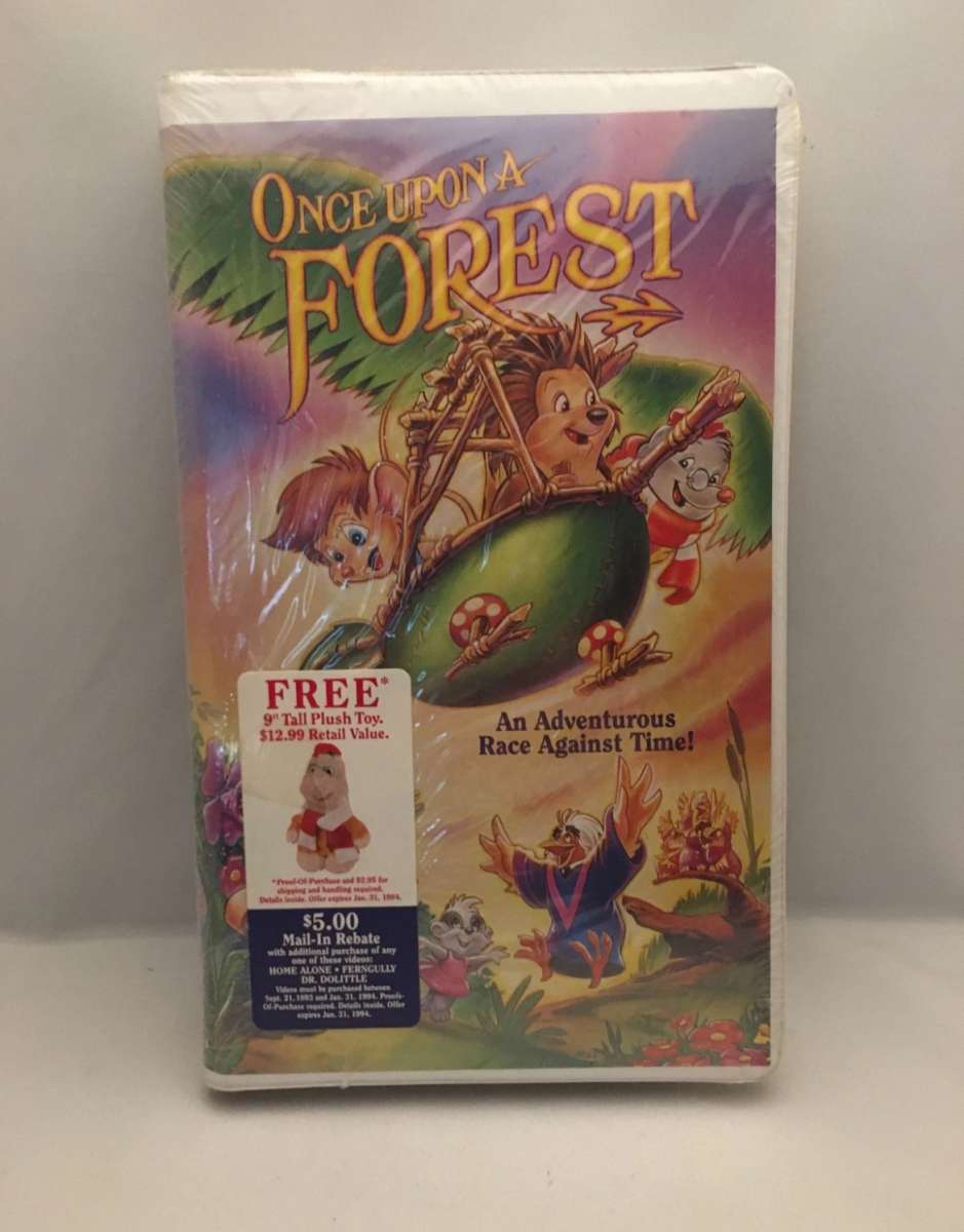 Once Upon a Forest VHS 1993  SEALED see description below fo