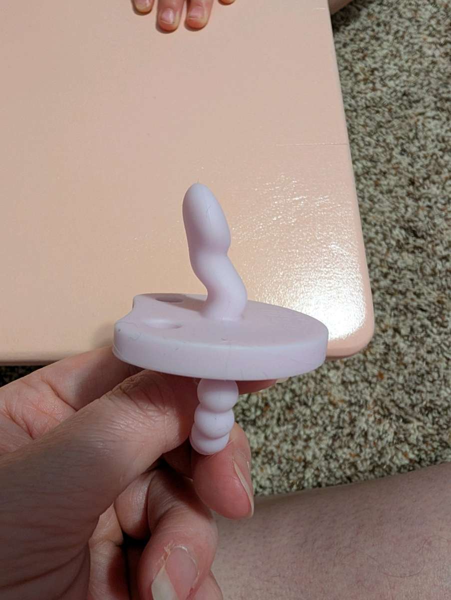 5 Cutie Pat Pacifiers and a teether