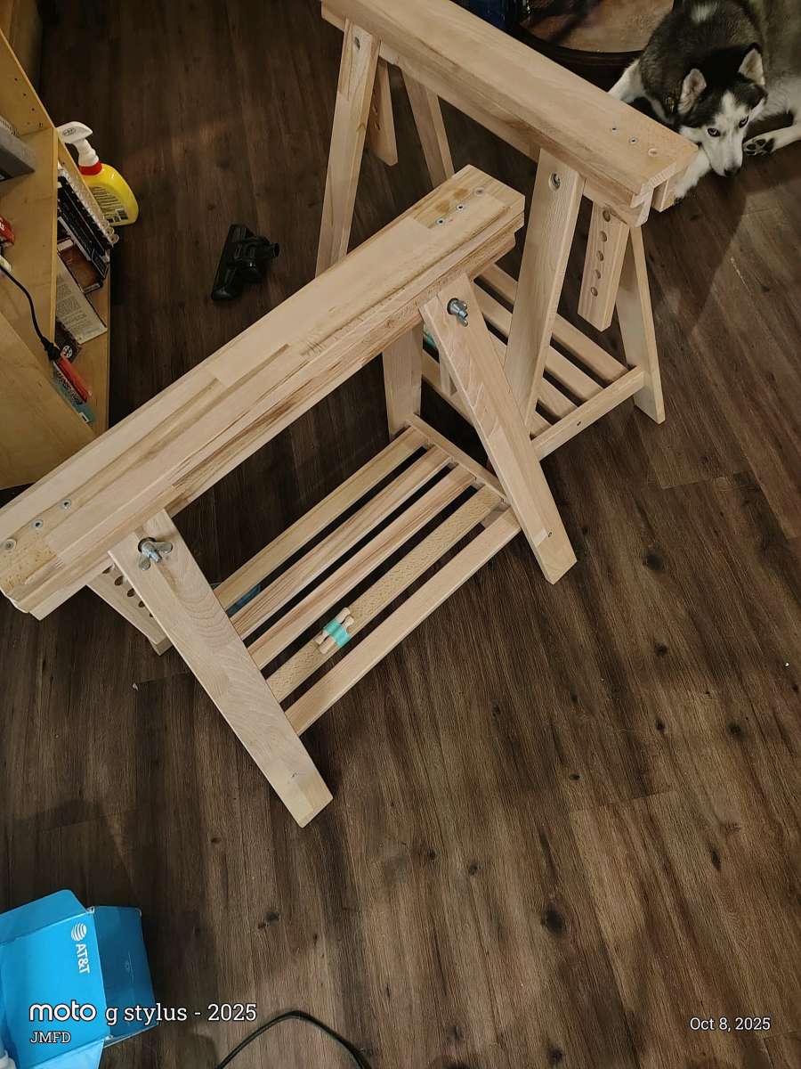custom made saw horses