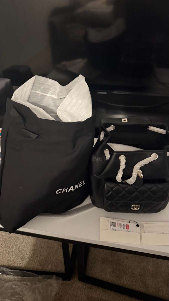 Brand new leather luxury backpack