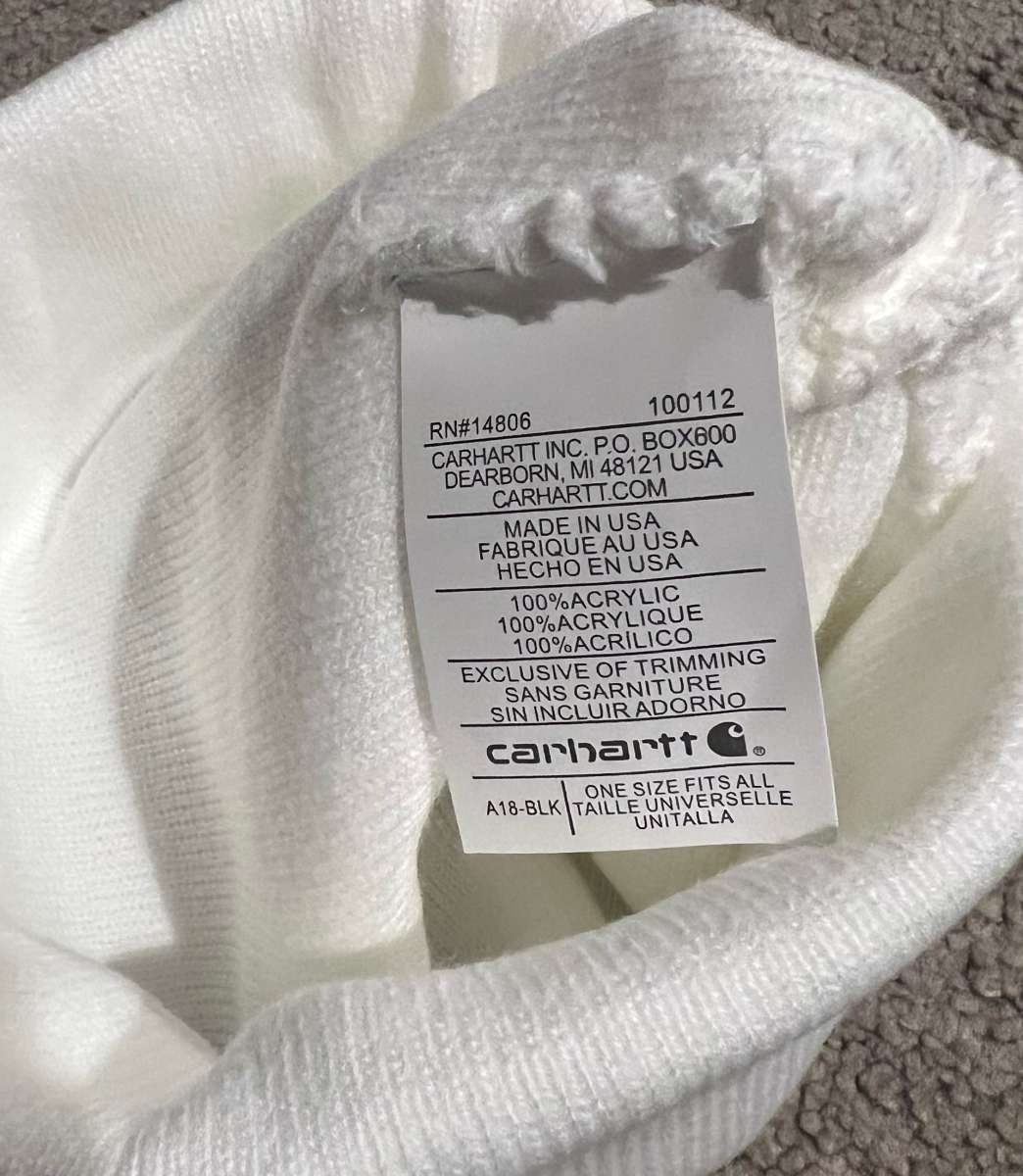 Carhartt Acrylic Winter Beanie Hat