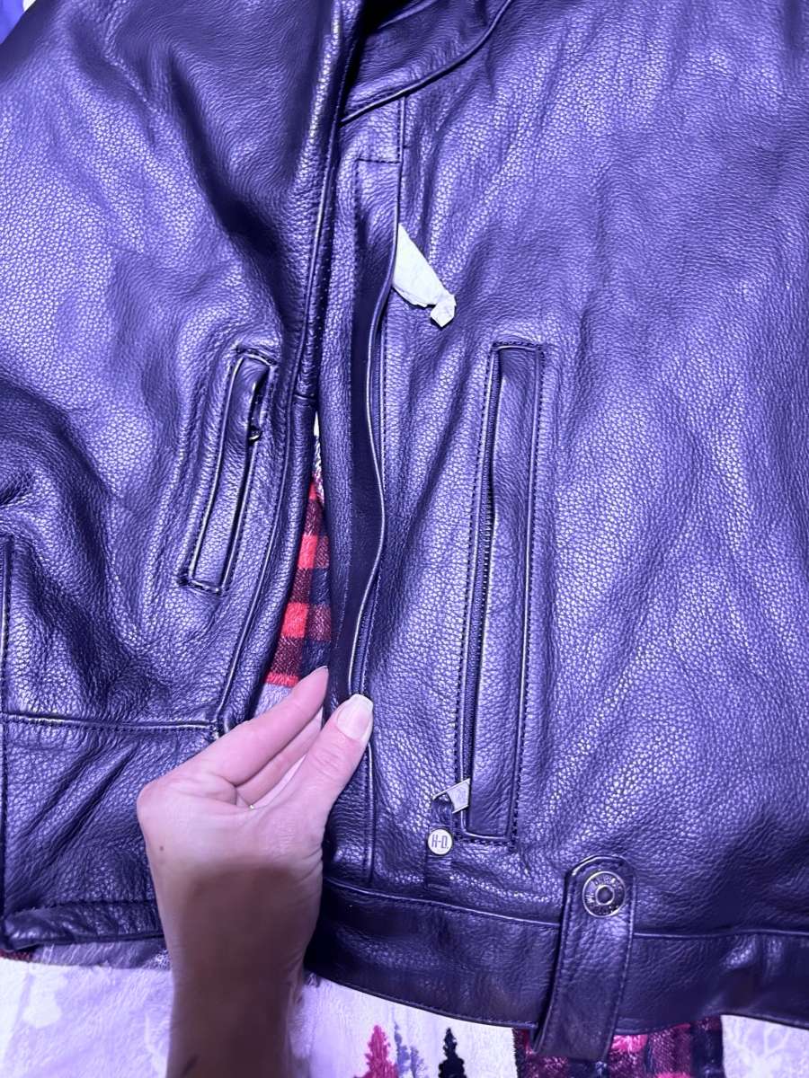 Harley Davidson leather riding jacket