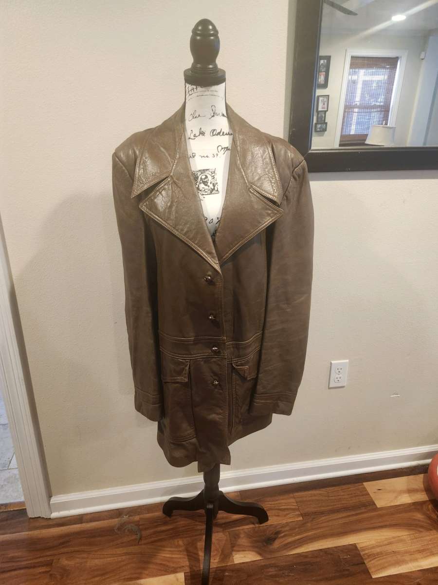 vintage leather jacket