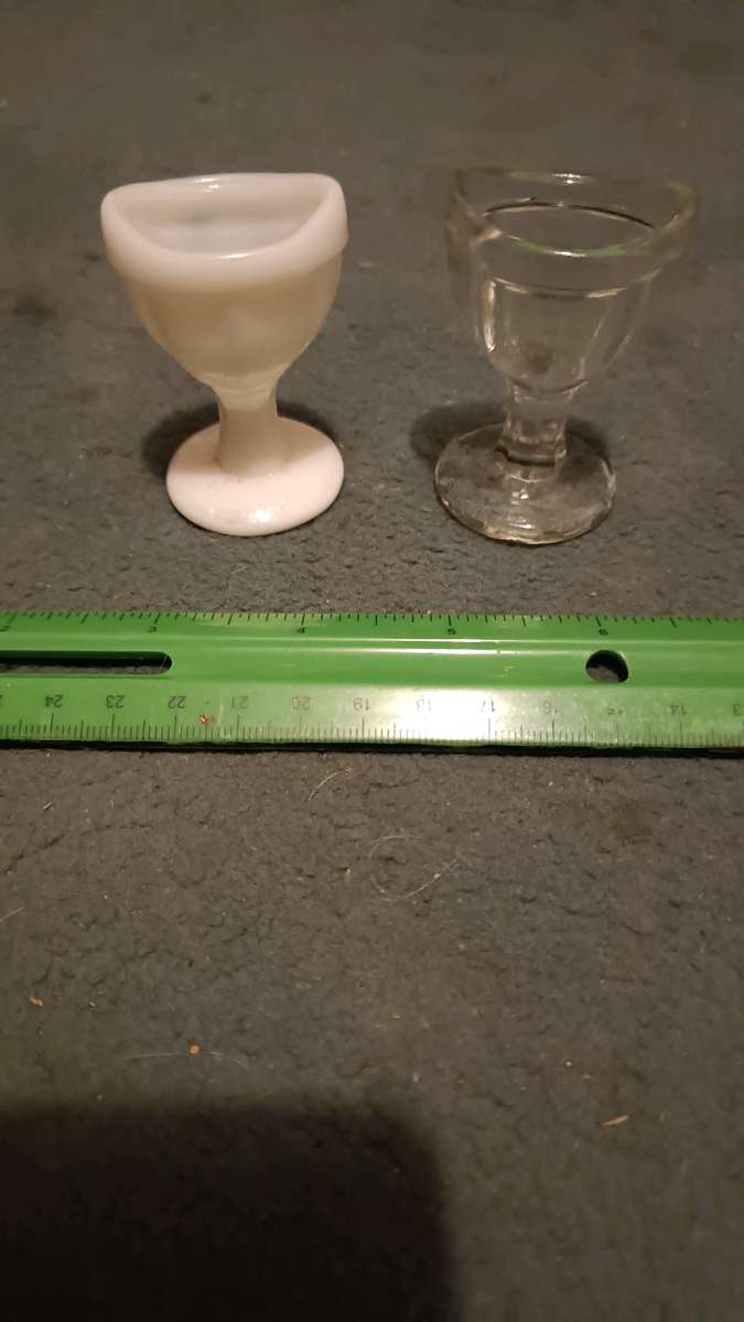 antique eye wash cups