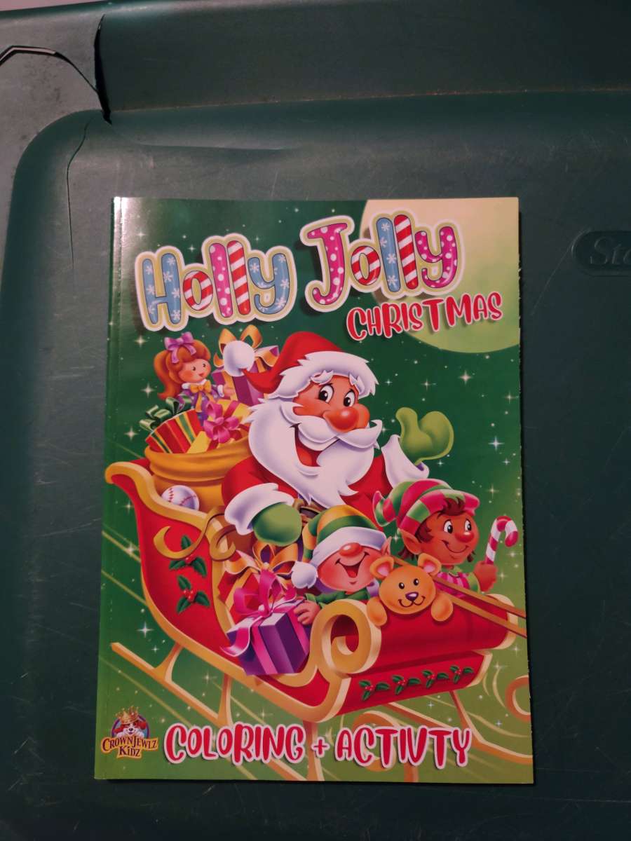 Holly Jolly activity and coloring book