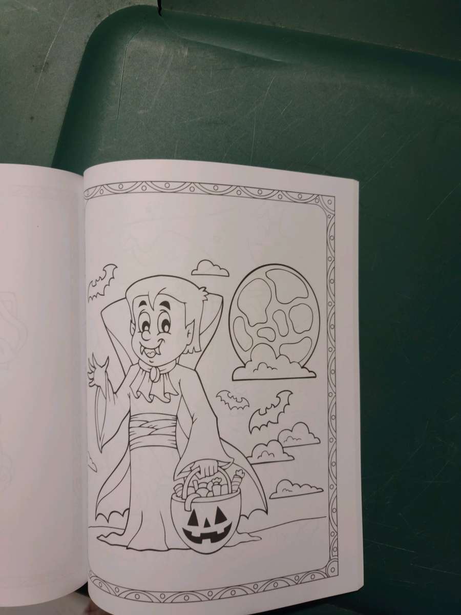 Halloween for kids coloring book
