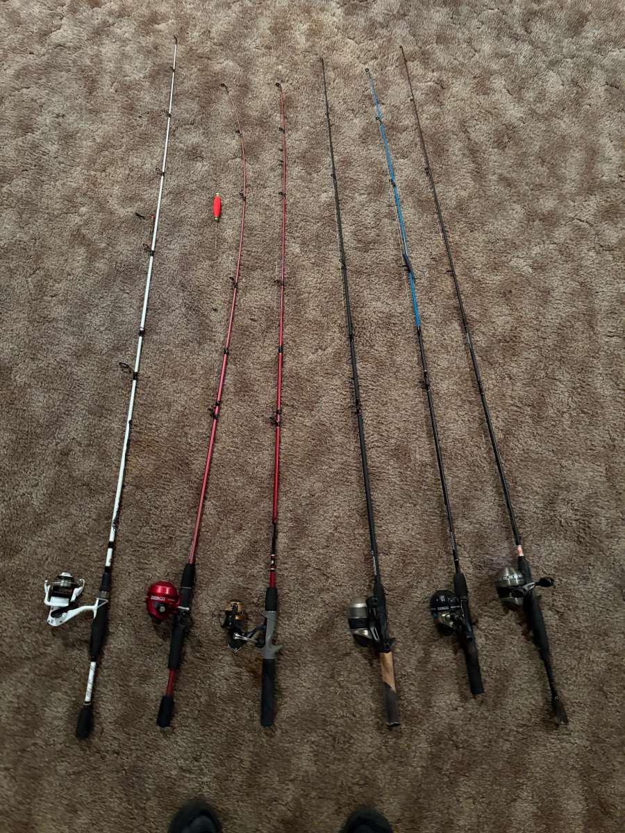fishing poles