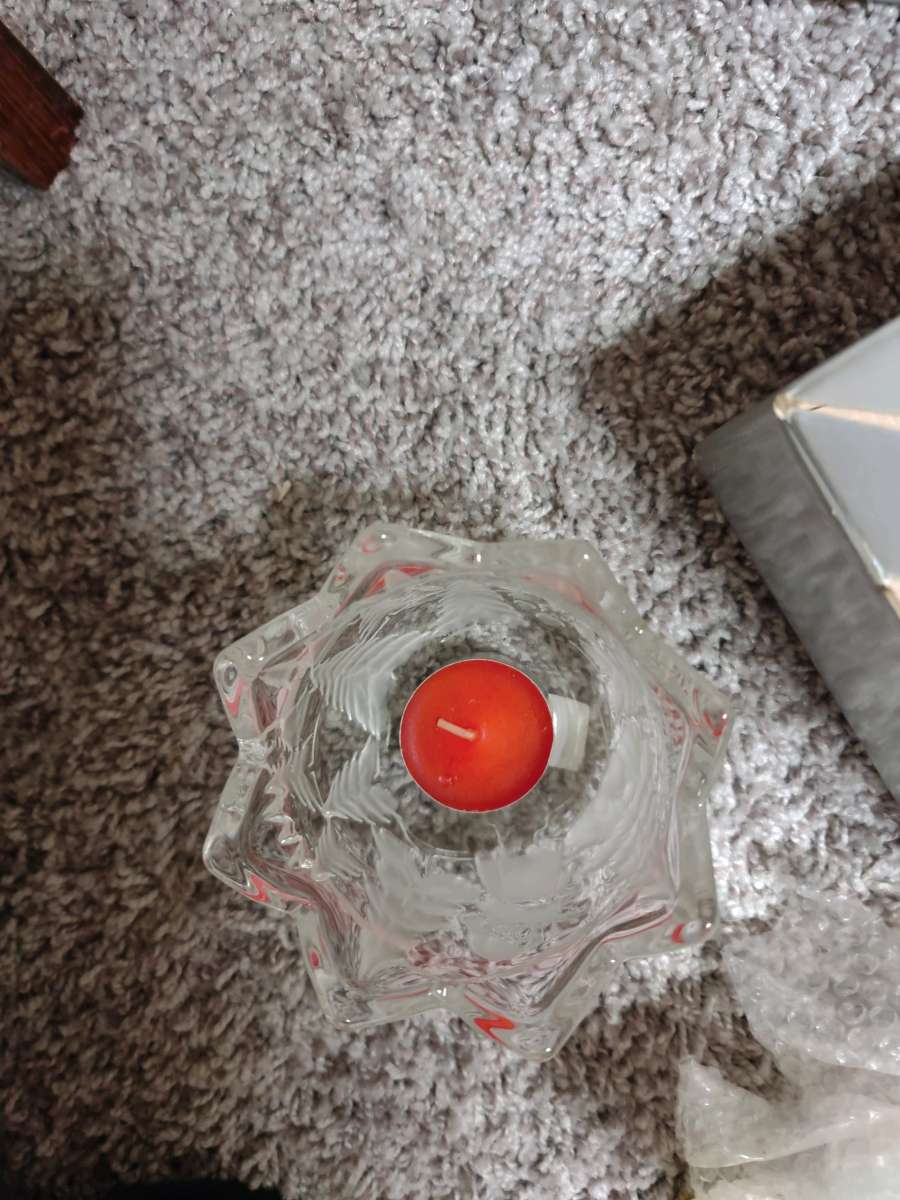 Candle holder and votive candle