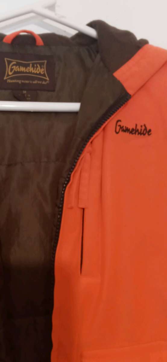 Youth Blaze Orange Insulated Bibs and Coat Medium