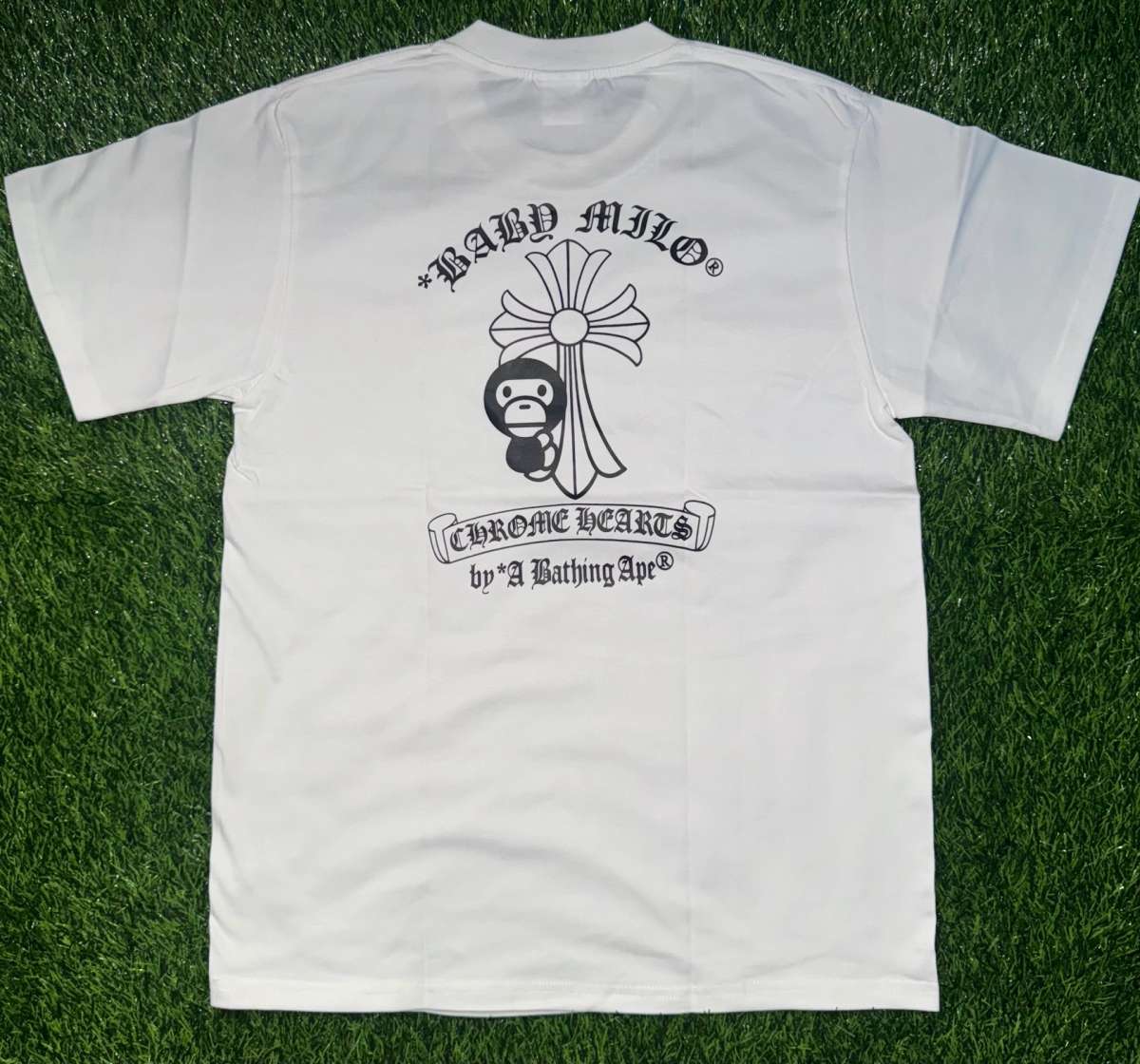 BAPExChrome Hearts Tee
