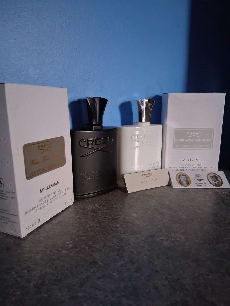 Creed Green Irish Tweed and Creed Silver Mountain Water 4oz