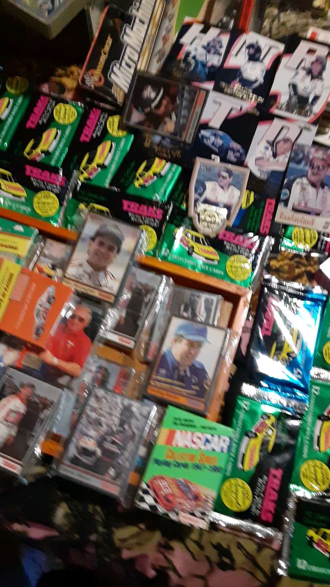 racing collection  cards cars pictures figures lots of stuff