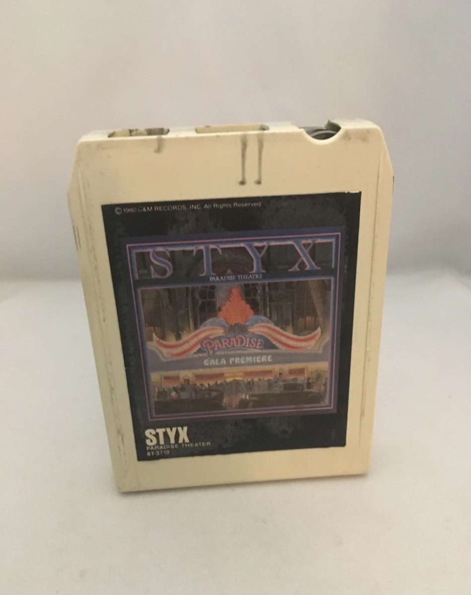 STYX Paradise Theater 8 Track used see description below for