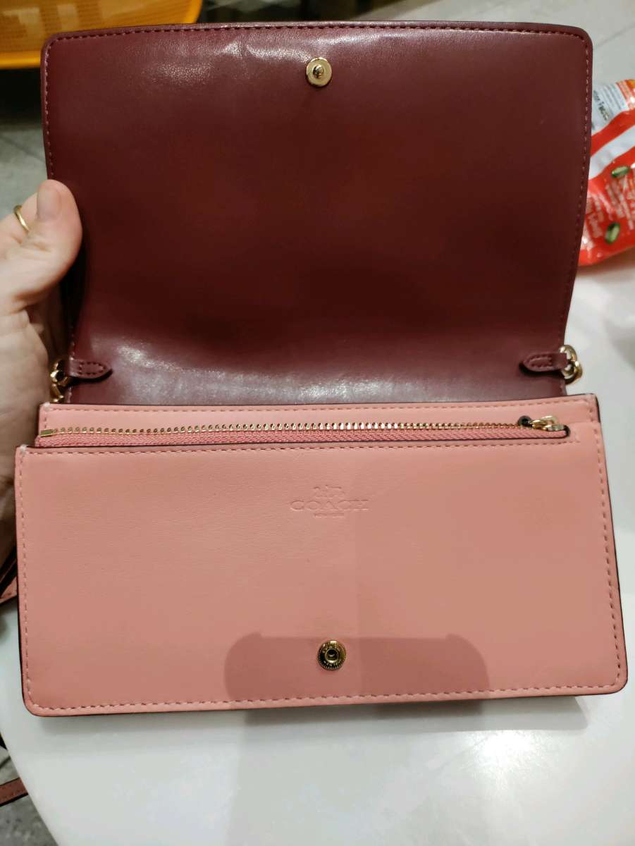 Coach Crossbody In Light Pink