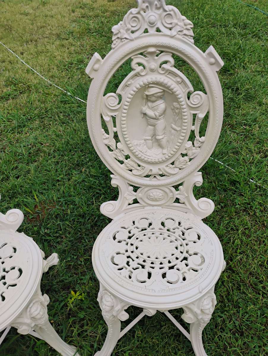 Antique Iron chairs