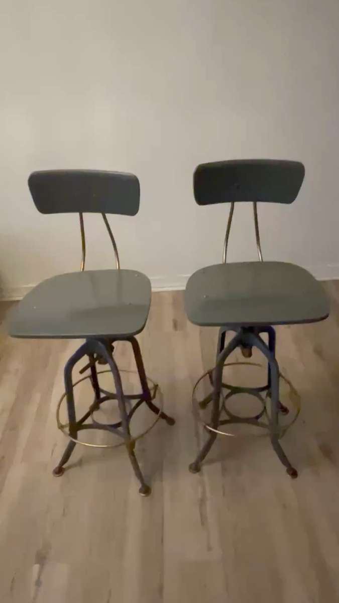 Restoration Hardware Vintage Bar Stools