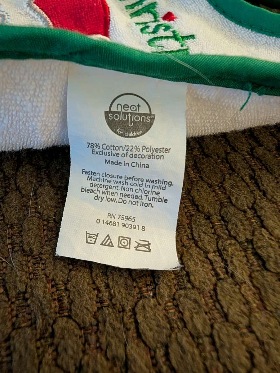 My 1st Christmas bib