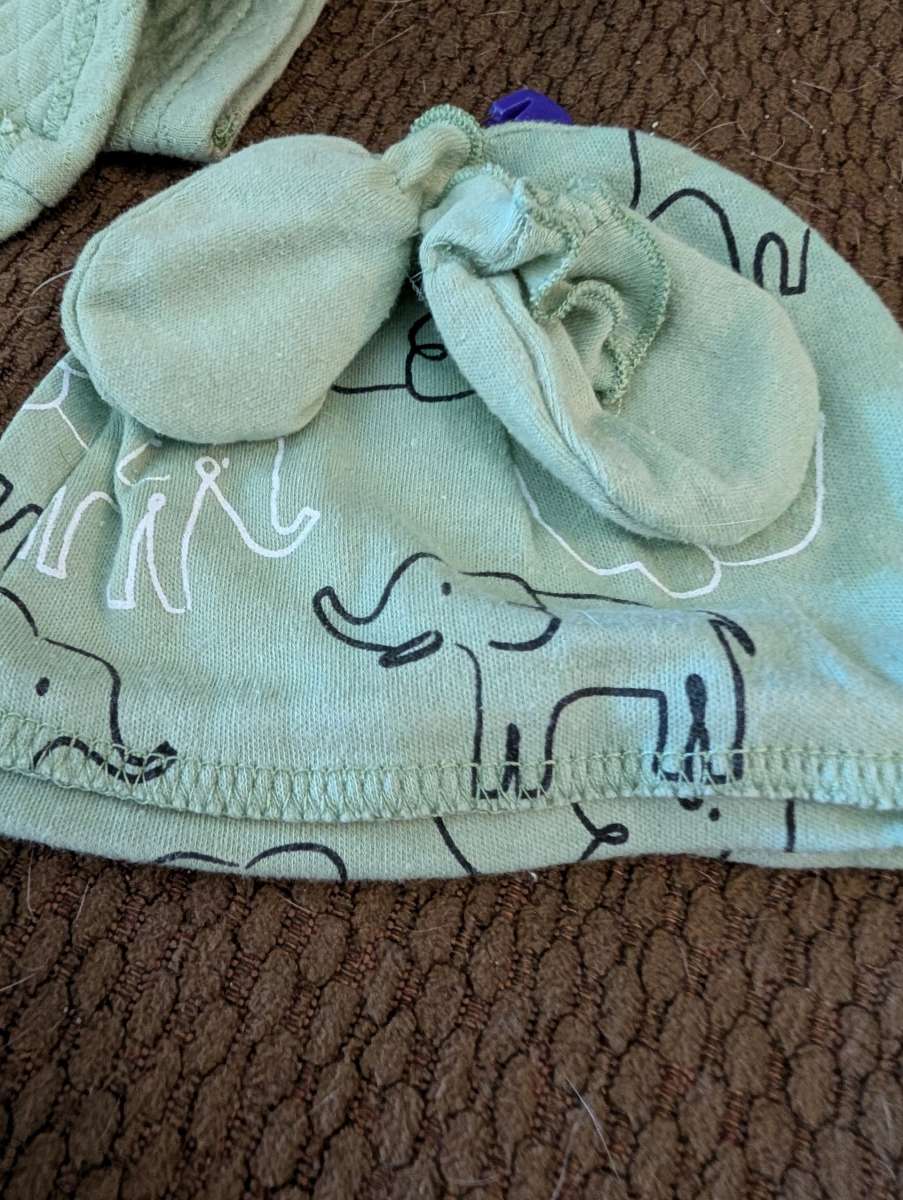 5 Piece infant elephant outfit