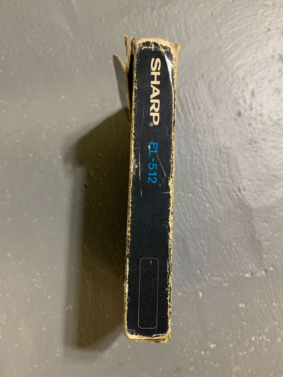 Vintage Open Box Sharp Scientific Calculator EL512