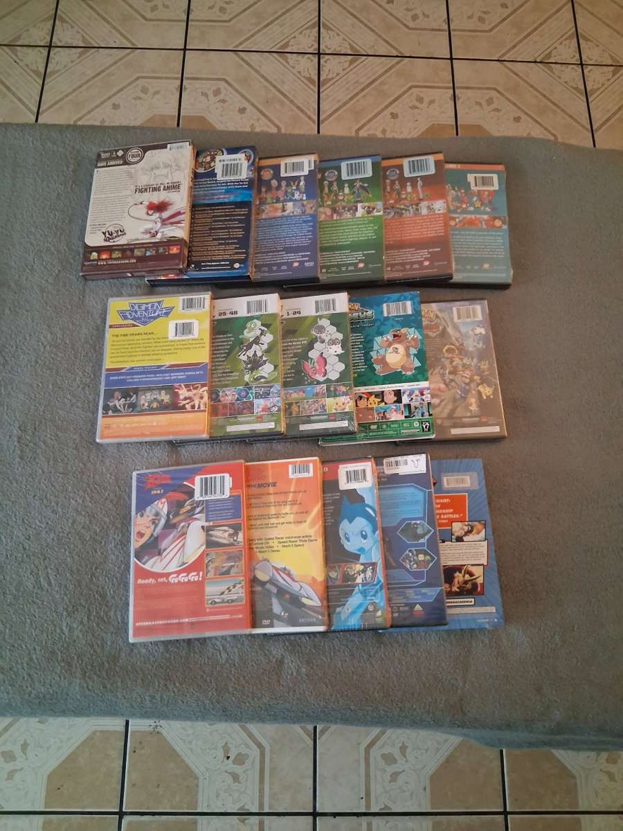 Lot Of 16 Anime English Dub DVDs