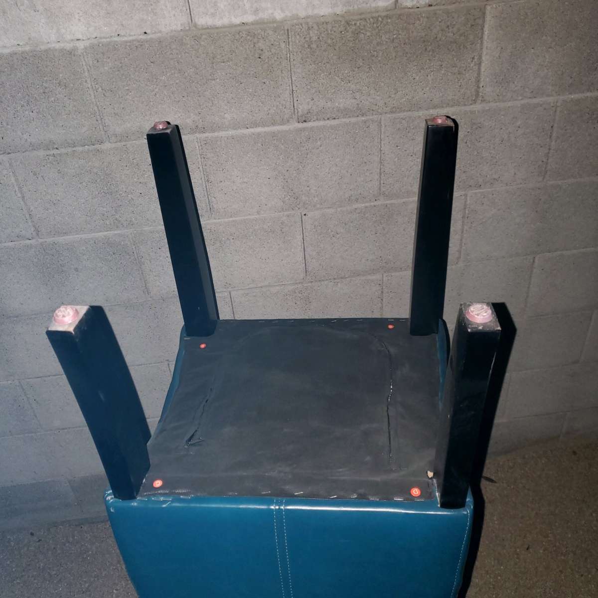 Faux Leather High Back Dining Chairs