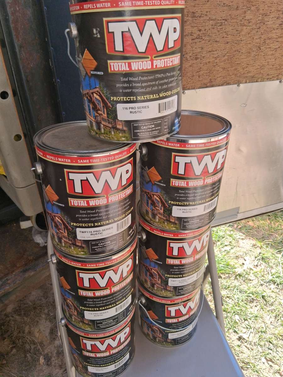 TWP 116 Rustic Wood Stain  7 Gallons Brand New  Unopened