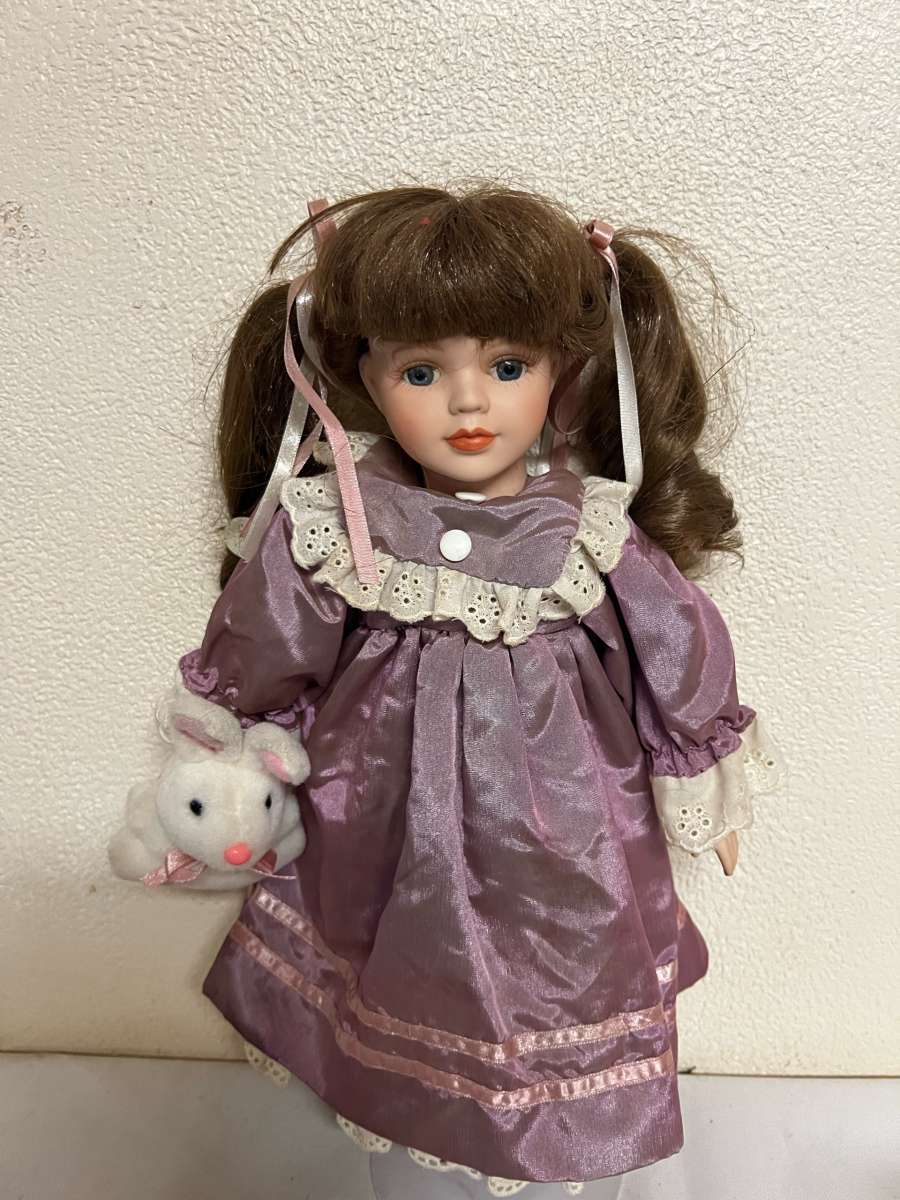 vintage porcelain doll