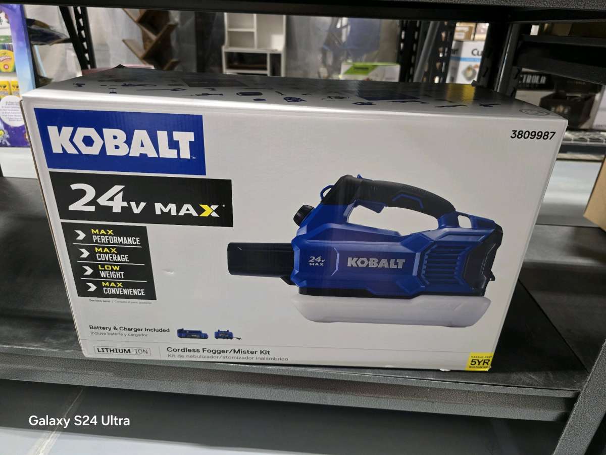 Kobalt 053Gallons Plastic 24volt Battery Operated Handheld F