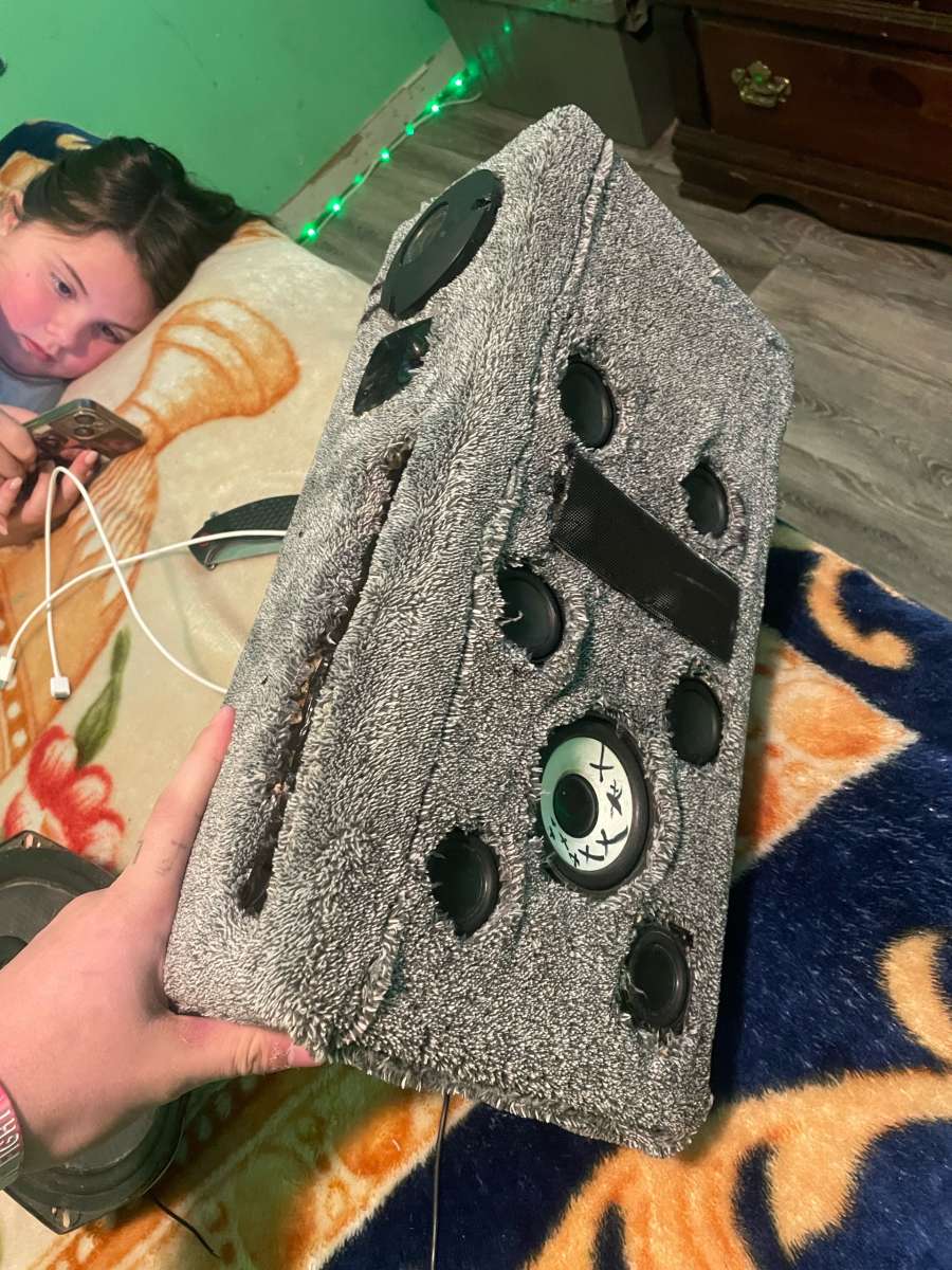 homemade big bass and loud speaker