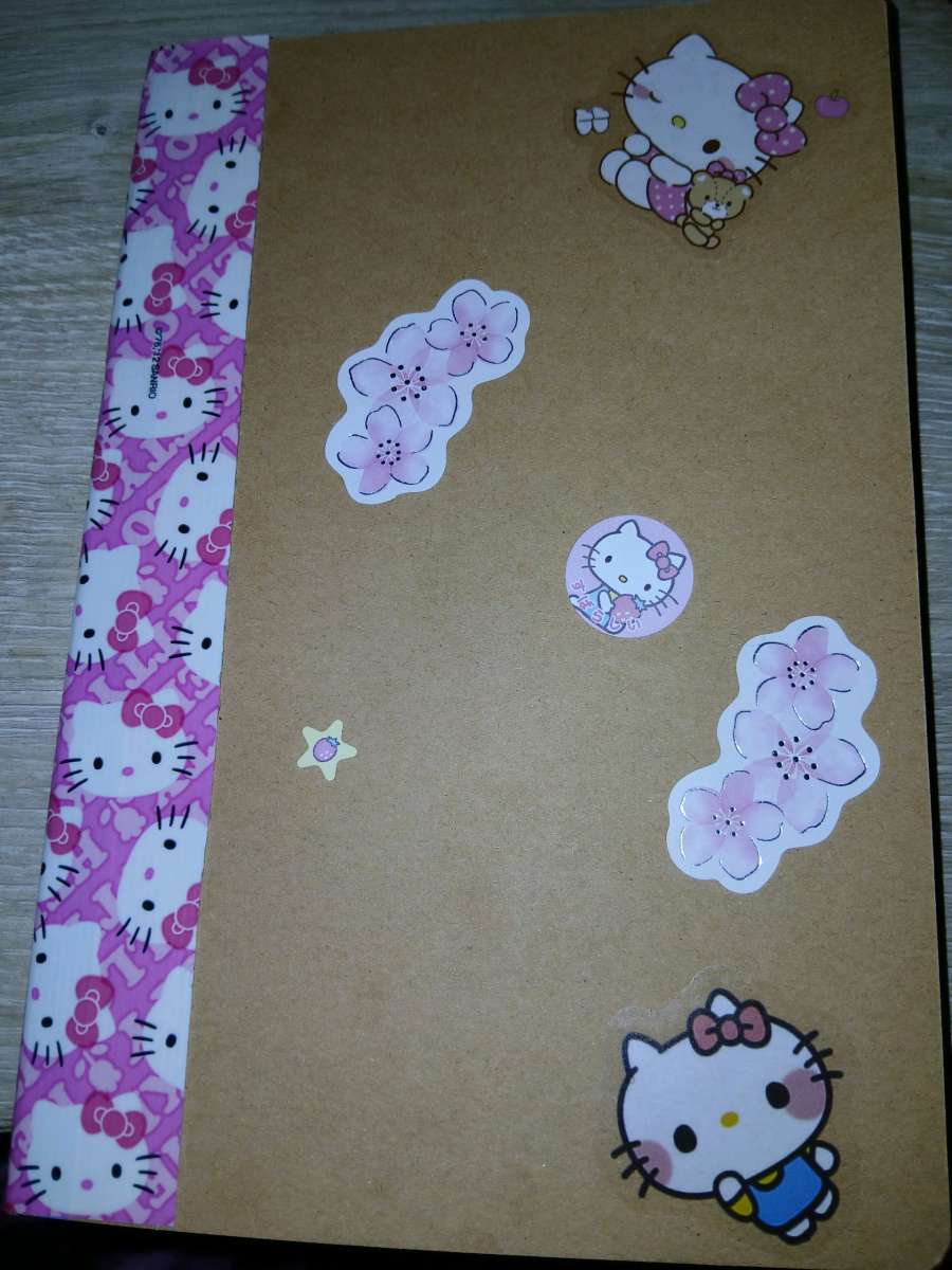 cute sanrio hello kitty decorated notebook