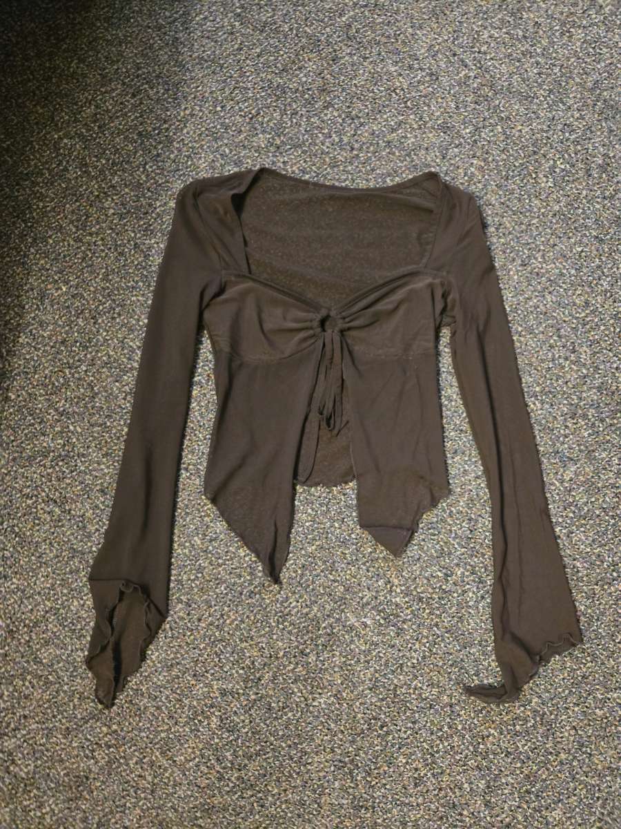 womens brown top