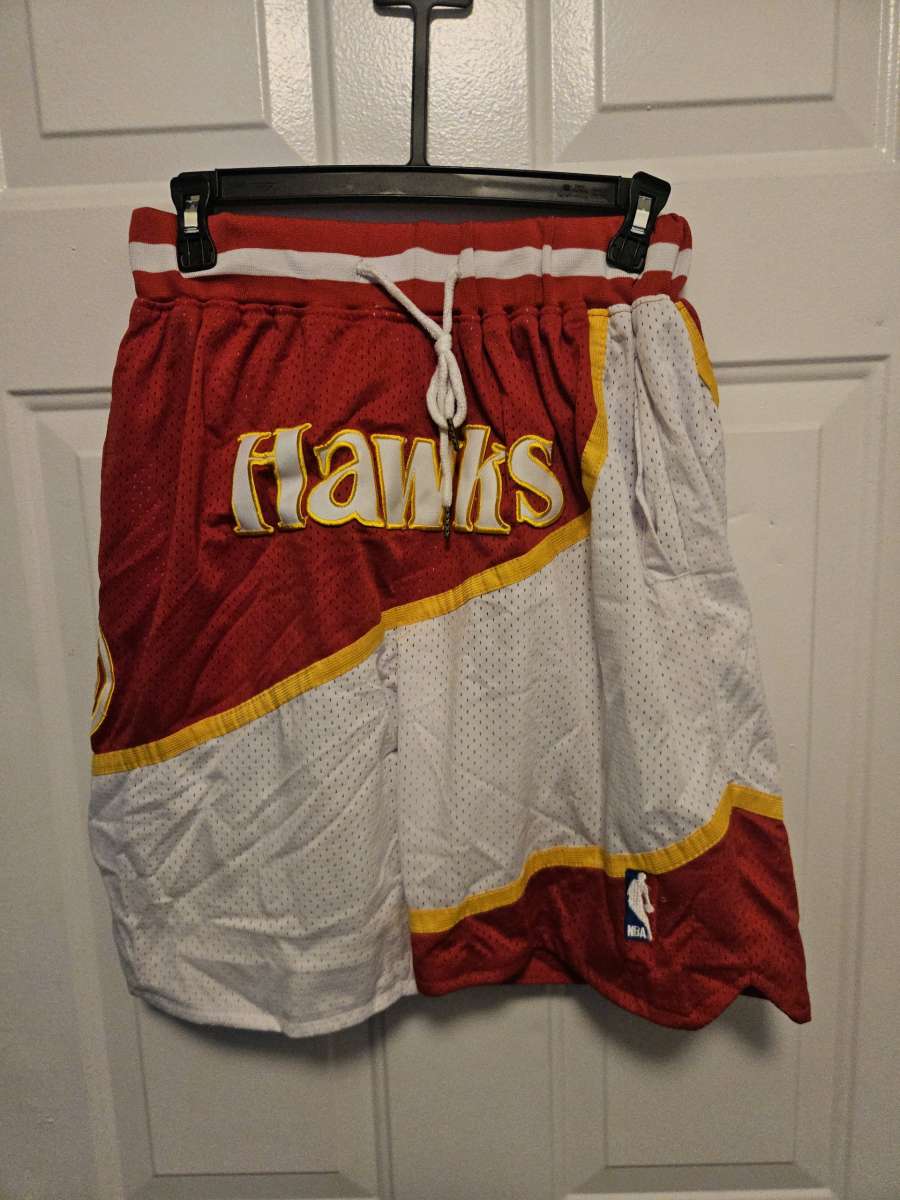 Atlanta Hawks Just Don 198687 NBA Shorts