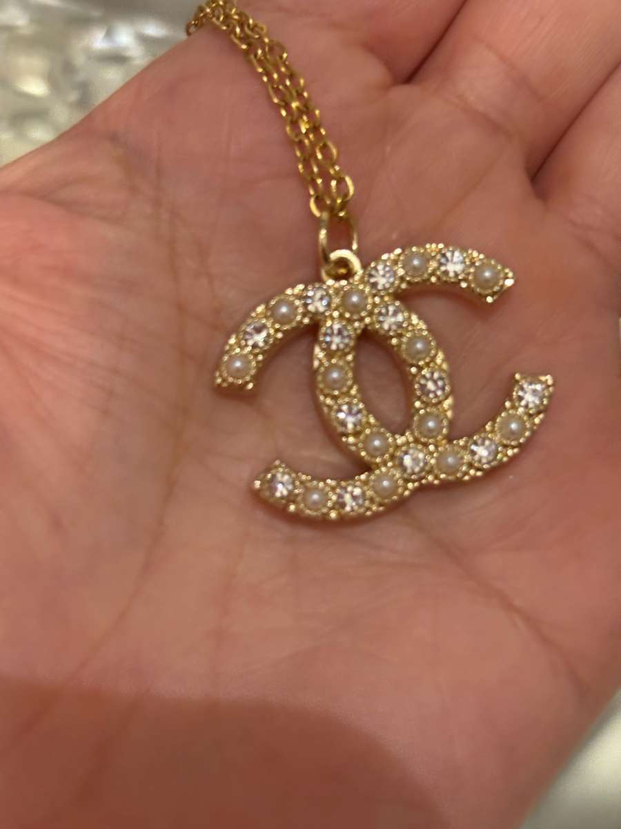 Upcycled CC charm with necklace