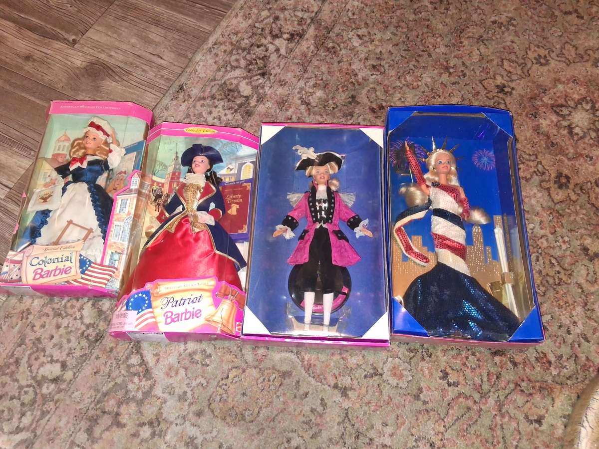 4 barbies from 1994