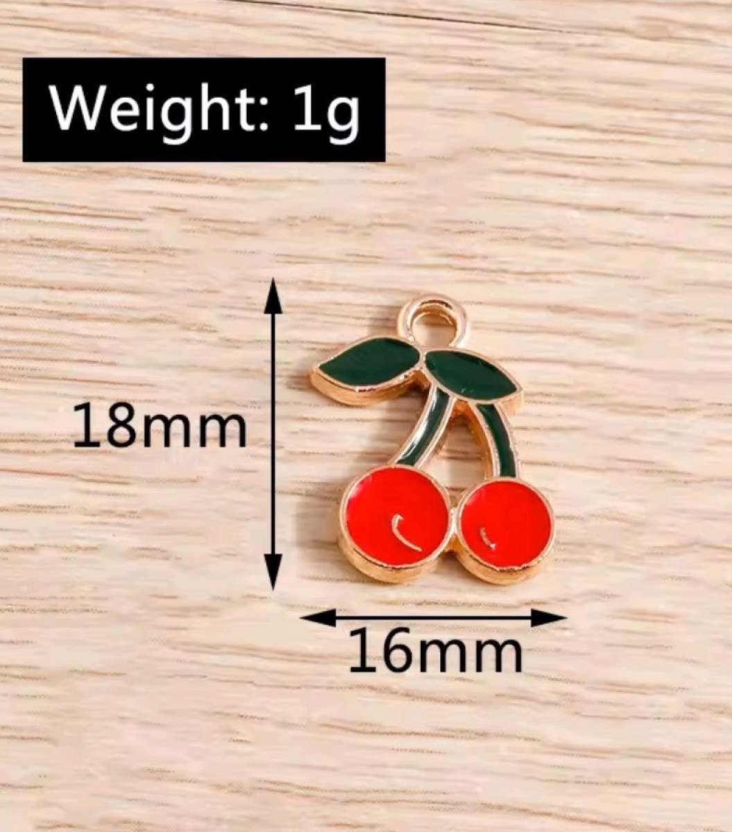 Red Casino Luck Charm Stud Earrings