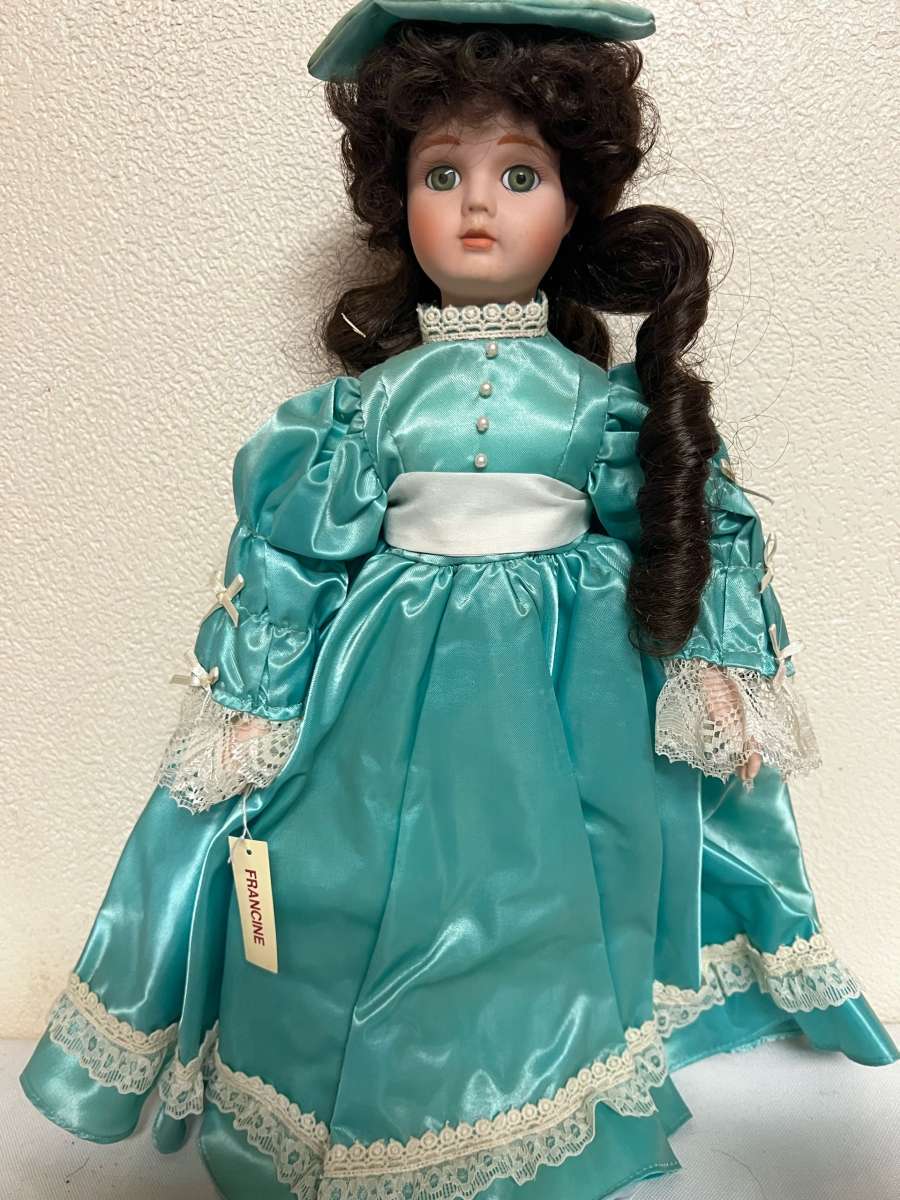 vintage porcelain doll made in France