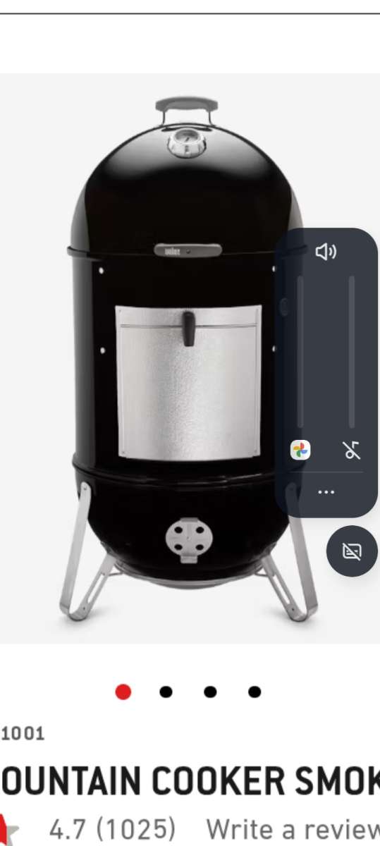 smokey mountain smoker Webber