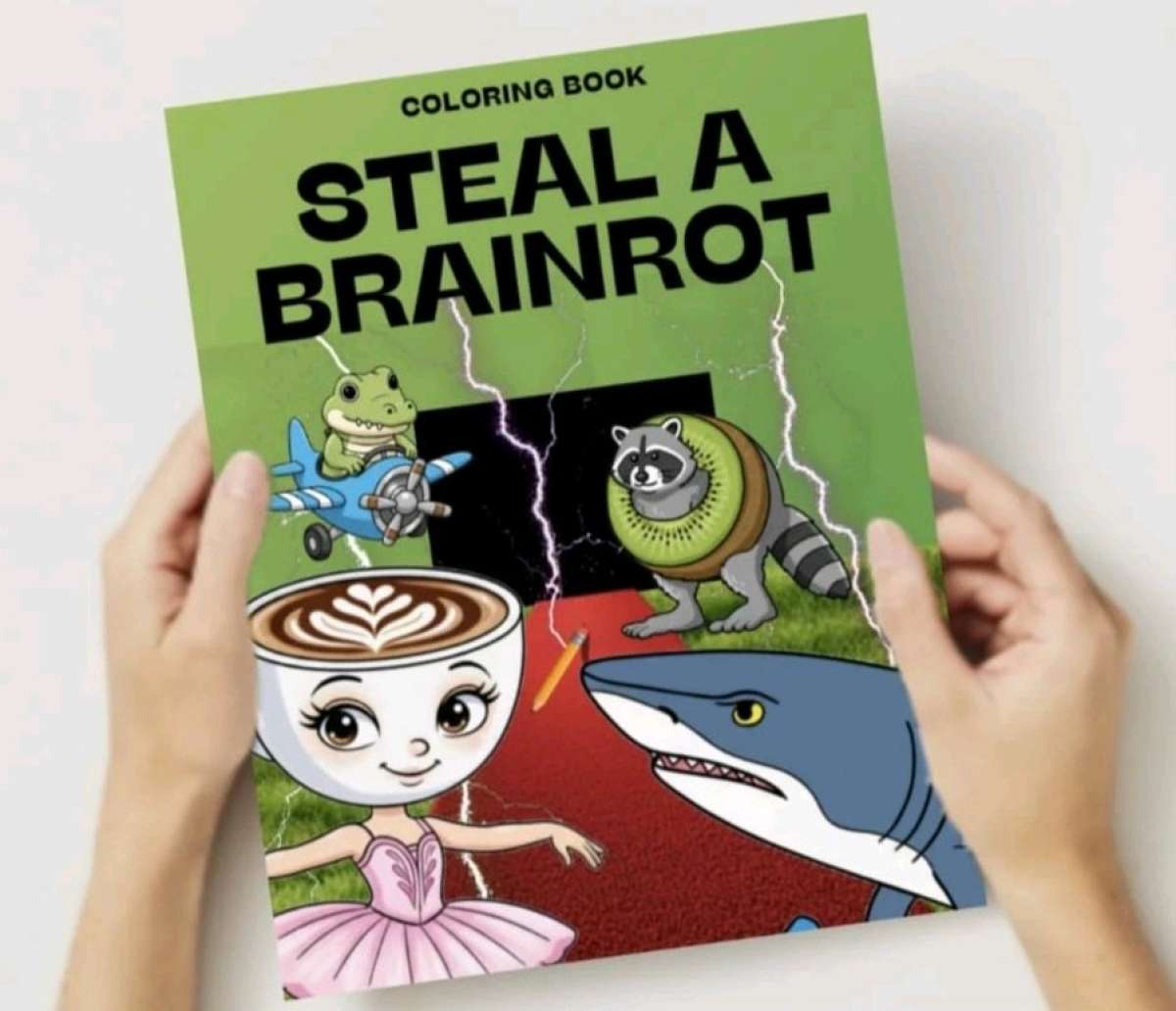 Coloring Book Steal a Brainrot