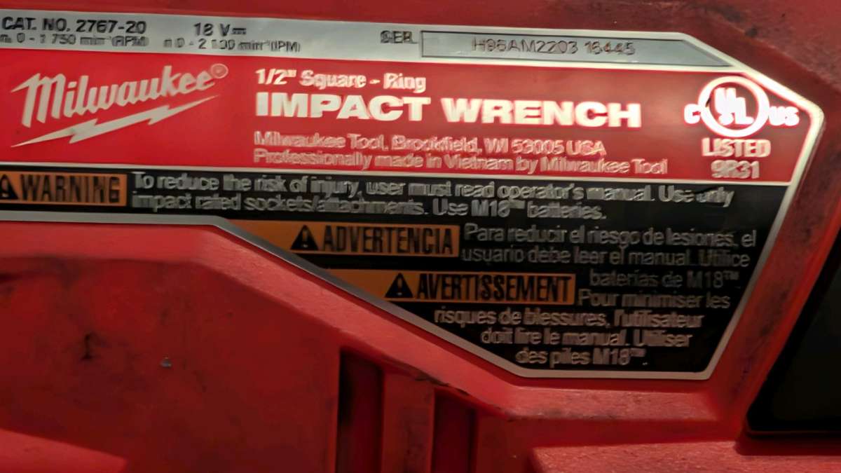 Milwaukee Impact and Driver set