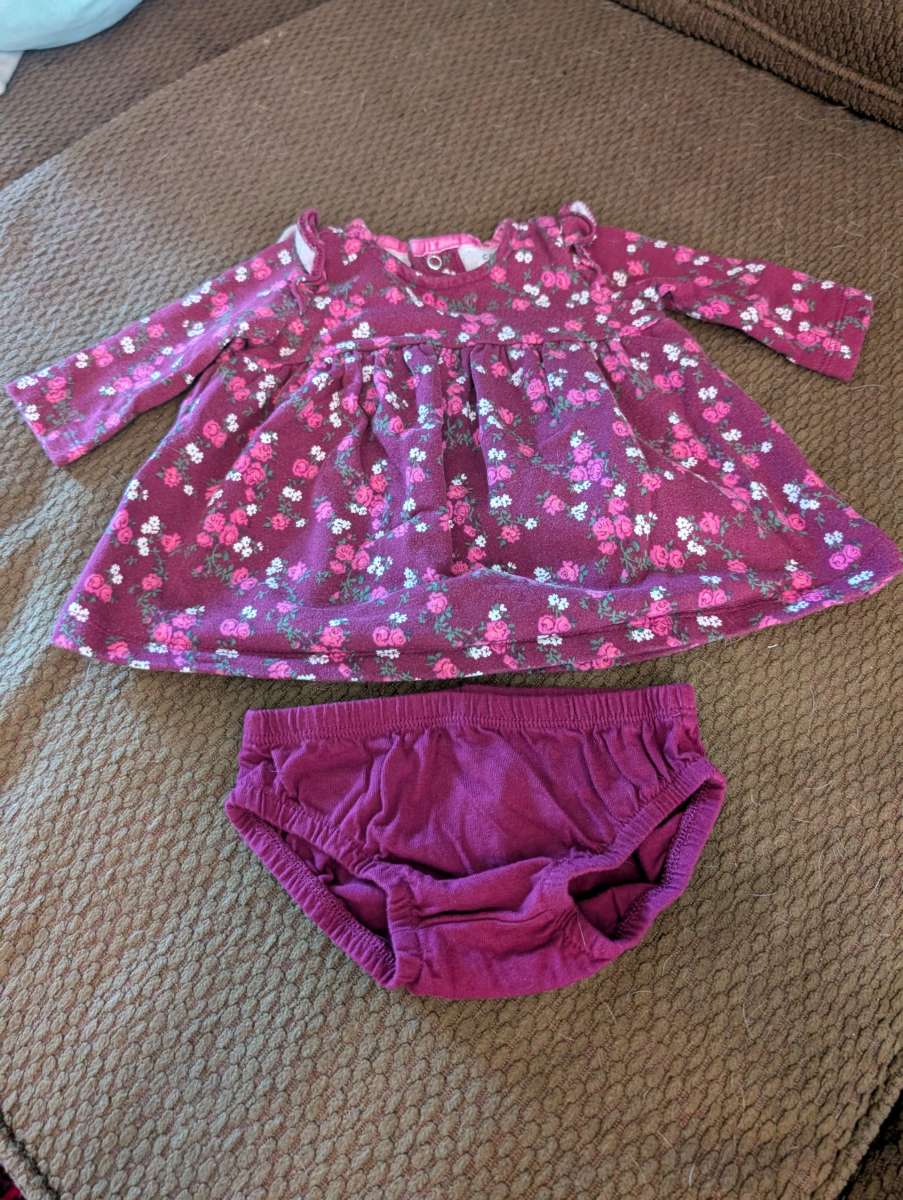 Purple baby dress
